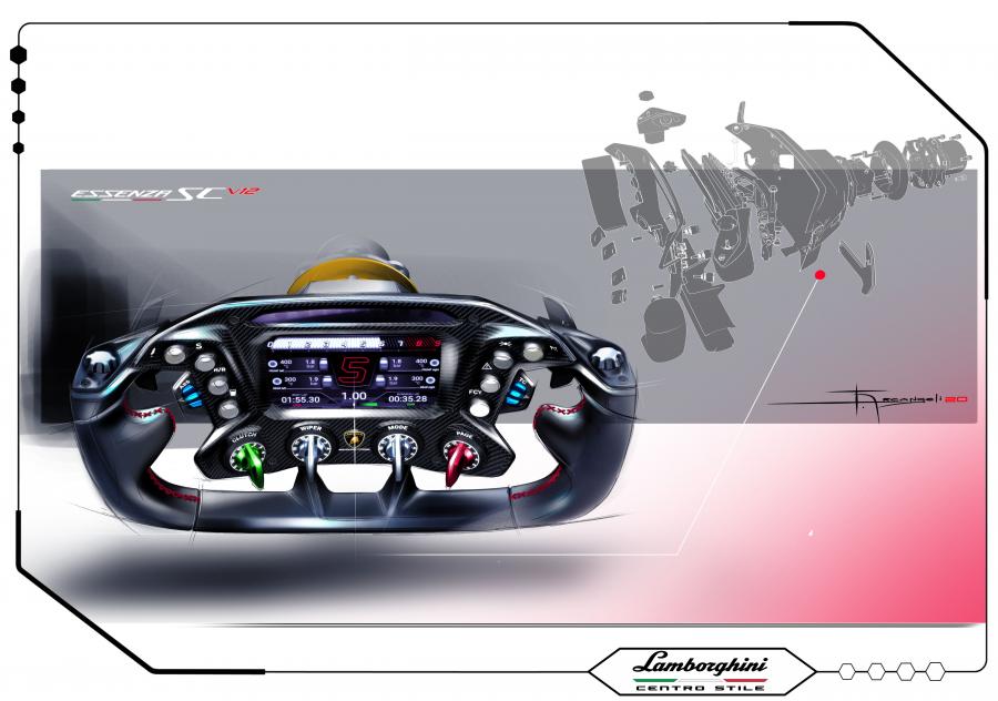 Эскиз Lamborghini Essenza SCV12 2020 года  (фото 35 из 36)